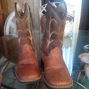 Old West Toddler Square Toe Boots